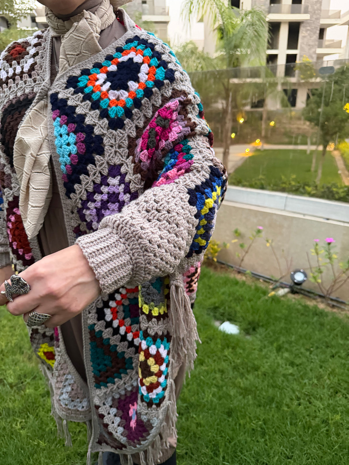 Mosaic Crochet Wrap