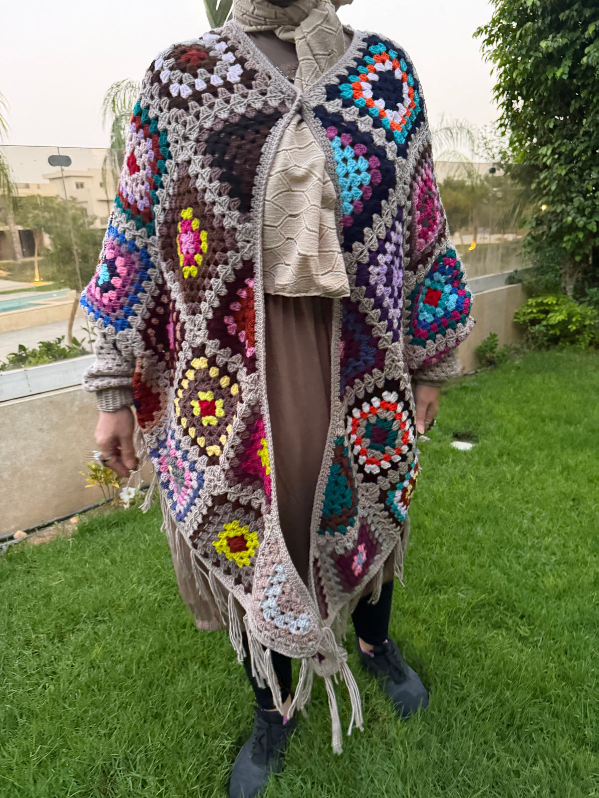 Mosaic Crochet Wrap